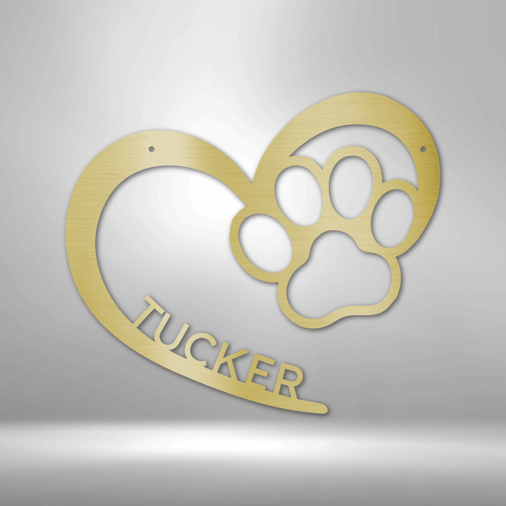 
                  
                    Puppy Love Monogram - Steel Sign - Mach Crafts
                  
                