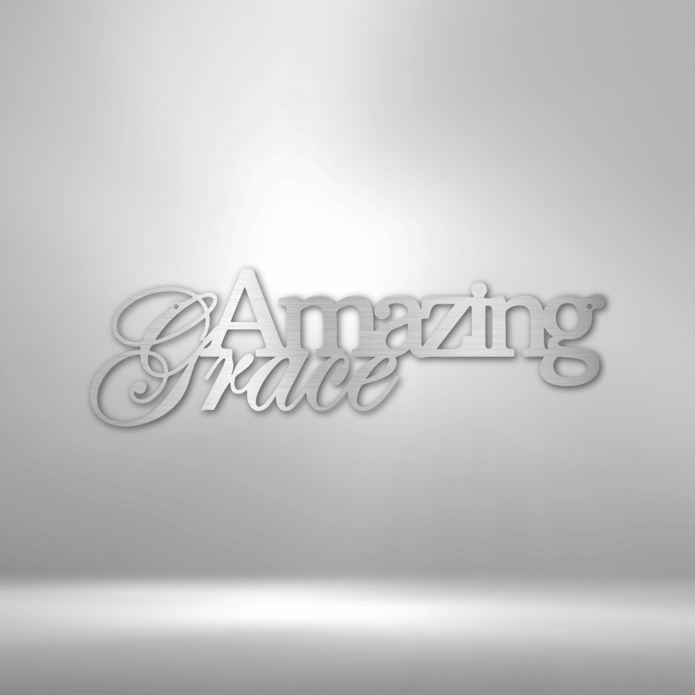 
                  
                    Amazing Grace - Steel Sign - Mach Crafts
                  
                