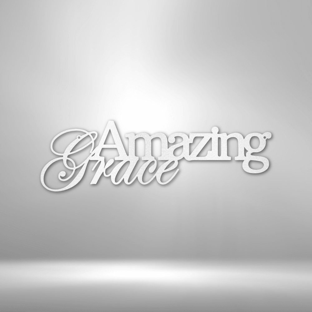 
                  
                    Amazing Grace - Steel Sign - Mach Crafts
                  
                