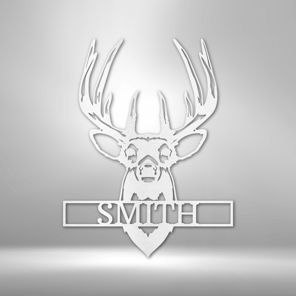 
                  
                    Buck Mount Monogram - Steel Sign - Mach Crafts
                  
                