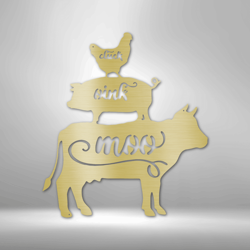 
                  
                    Farm Animals - Steel Sign - Mach Crafts
                  
                