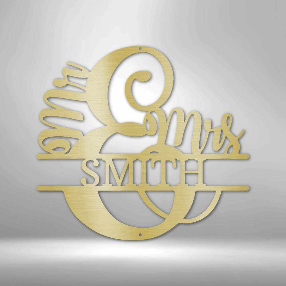 
                  
                    Couples Monogram - Steel Sign - Mach Crafts
                  
                