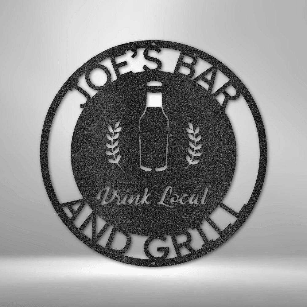 
                  
                    Drink Local Monogram - Steel Sign - Mach Crafts
                  
                