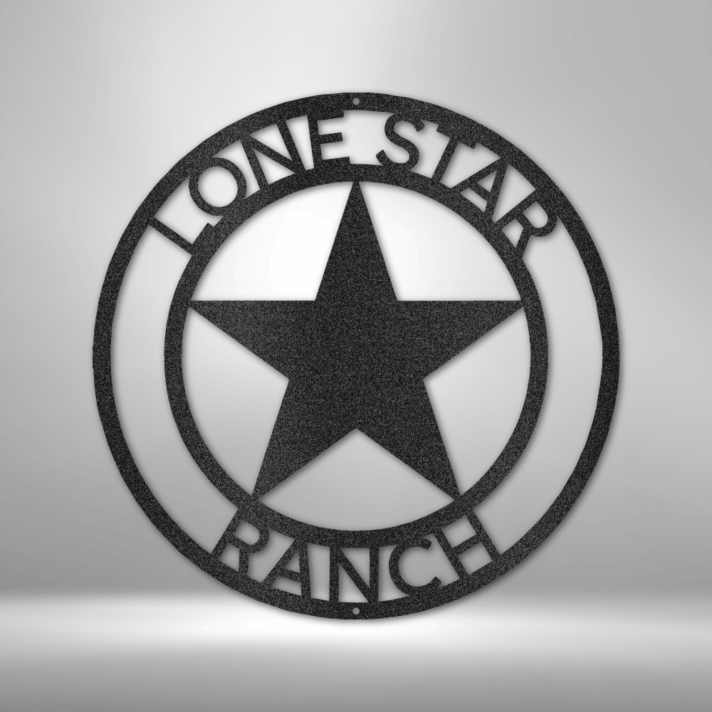 
                  
                    Country Star Monogram - Steel Sign - Mach Crafts
                  
                