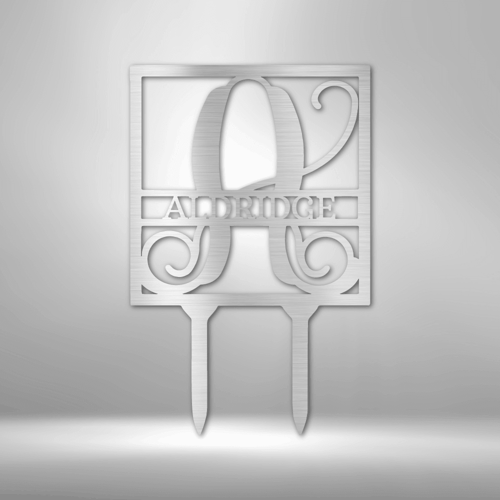 
                  
                    Square Stake Monogram - Steel Sign - Mach Crafts
                  
                