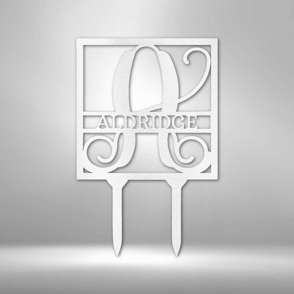 
                  
                    Square Stake Monogram - Steel Sign - Mach Crafts
                  
                