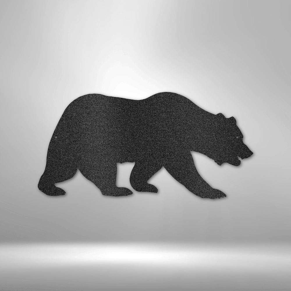 Grizzly Bear - Steel Sign - Mach Crafts