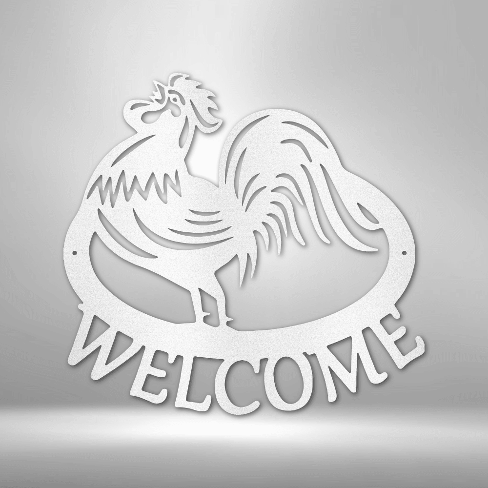 
                  
                    Welcome Rooster - Steel Sign - Mach Crafts
                  
                