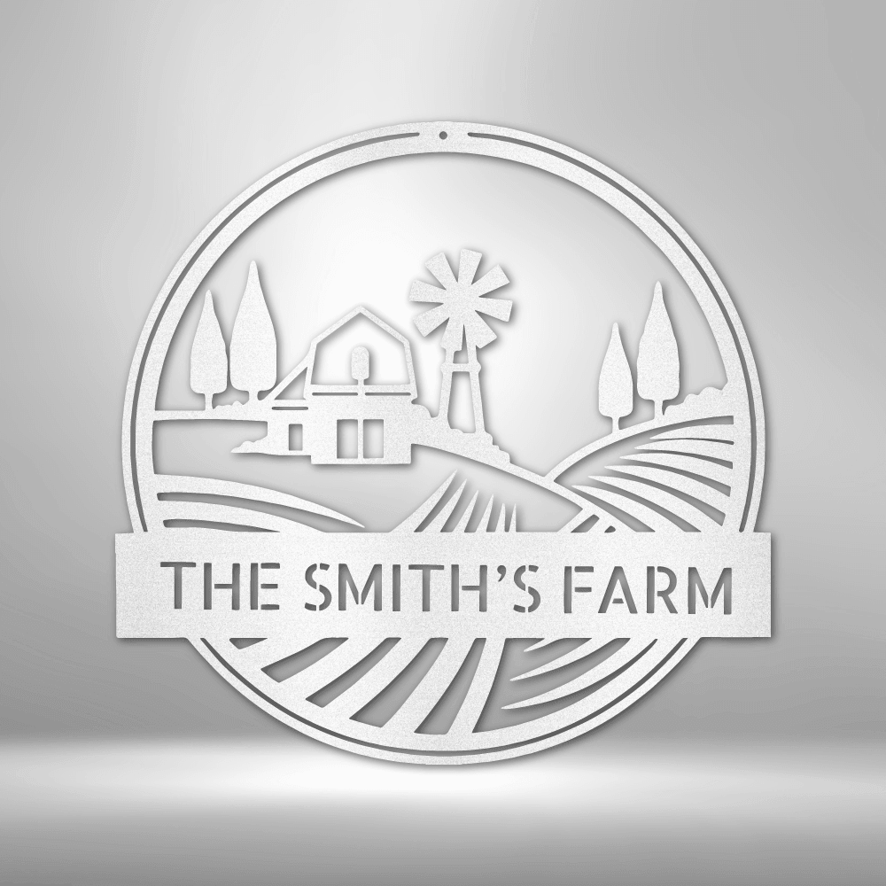 
                  
                    Rolling Fields Monogram - Steel Sign - Mach Crafts
                  
                