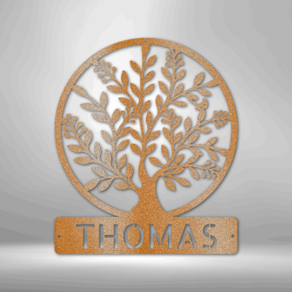 
                  
                    Simple Tree Monogram - Steel Sign - Mach Crafts
                  
                