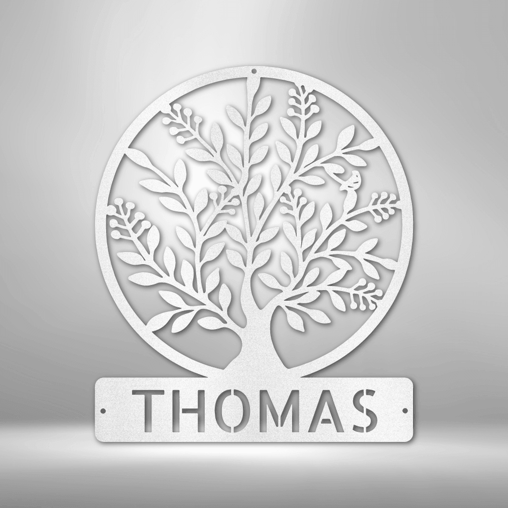 
                  
                    Simple Tree Monogram - Steel Sign - Mach Crafts
                  
                