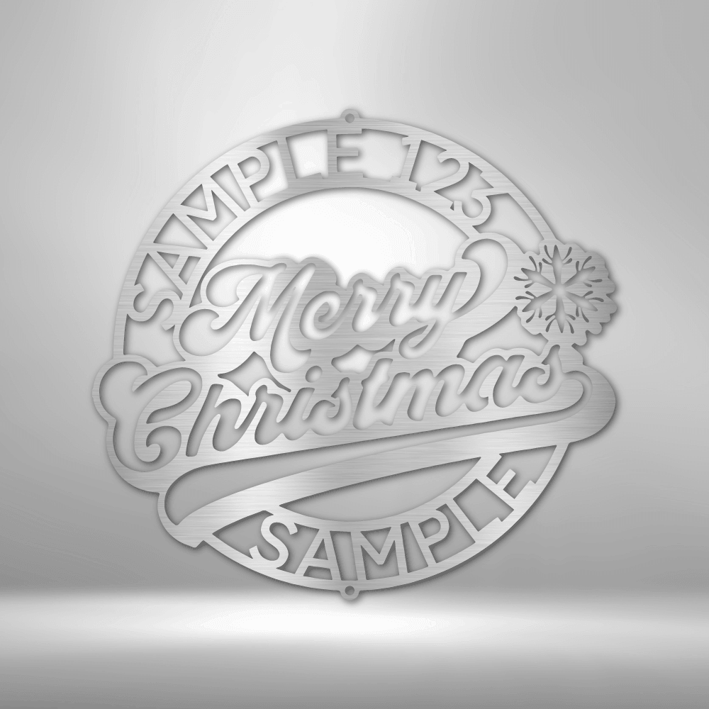 
                  
                    Christmas Ring Monogram - Steel Sign - Mach Crafts
                  
                