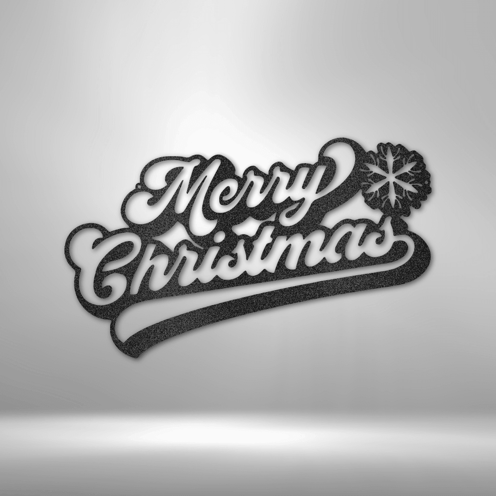 Merry Christmas Quote - Steel Sign - Mach Crafts