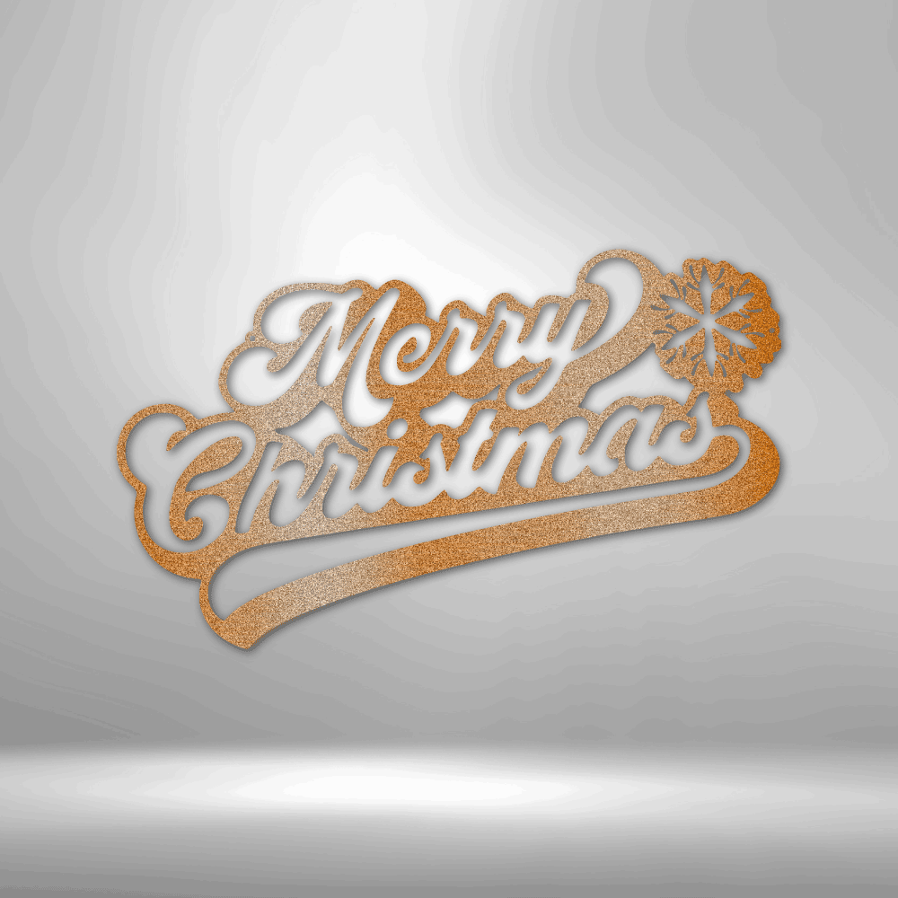 
                  
                    Merry Christmas Quote - Steel Sign - Mach Crafts
                  
                