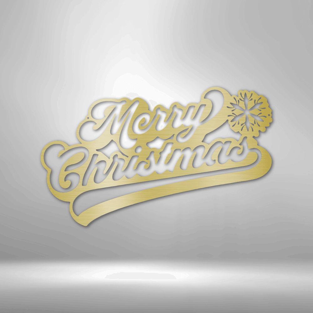 
                  
                    Merry Christmas Quote - Steel Sign - Mach Crafts
                  
                