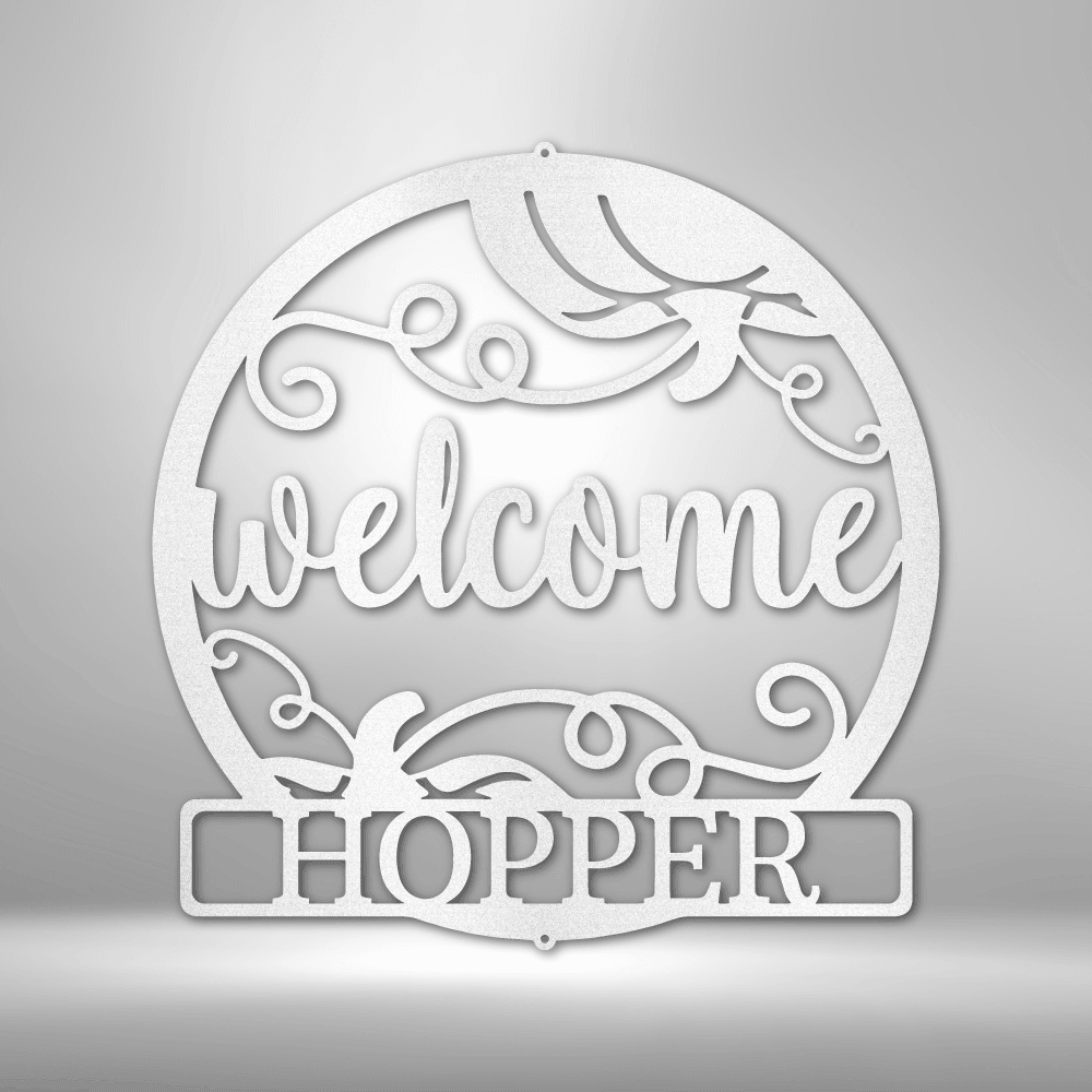 
                  
                    Welcome Fall Monogram - Steel Sign - Mach Crafts
                  
                
