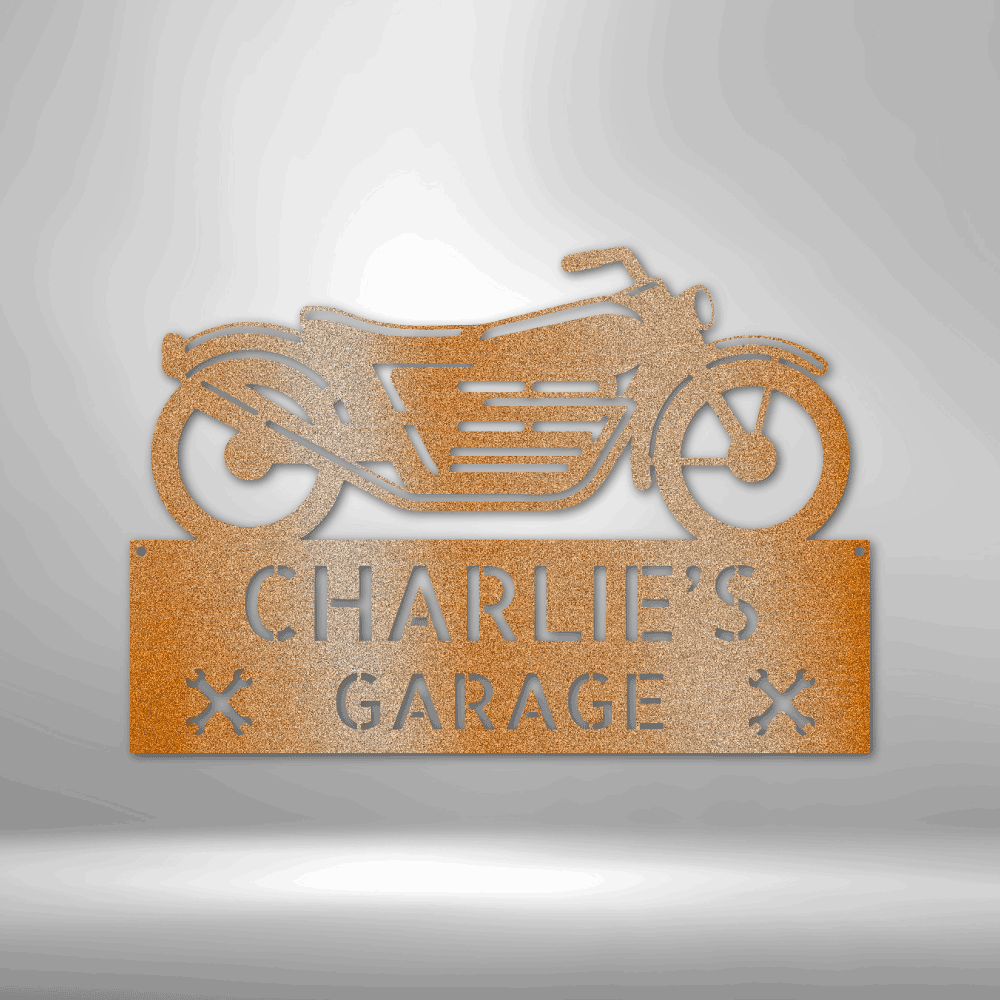 
                  
                    Motorcycle Adventure Monogram - Steel Sign - Mach Crafts
                  
                