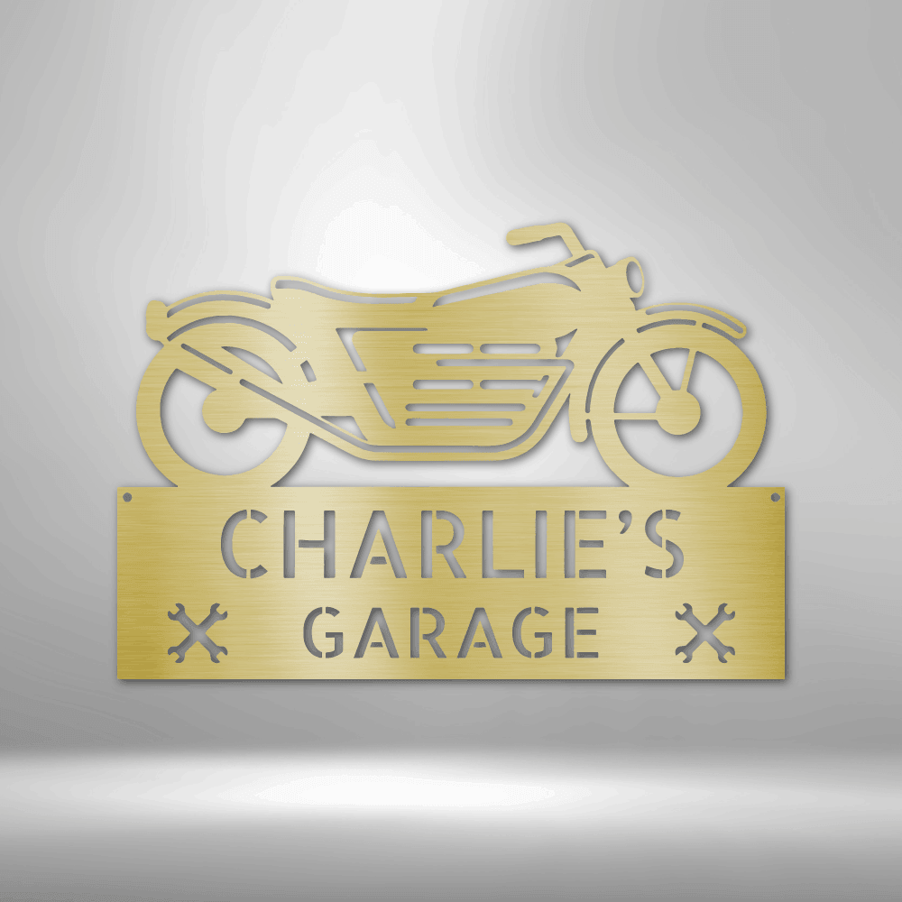 
                  
                    Motorcycle Adventure Monogram - Steel Sign - Mach Crafts
                  
                