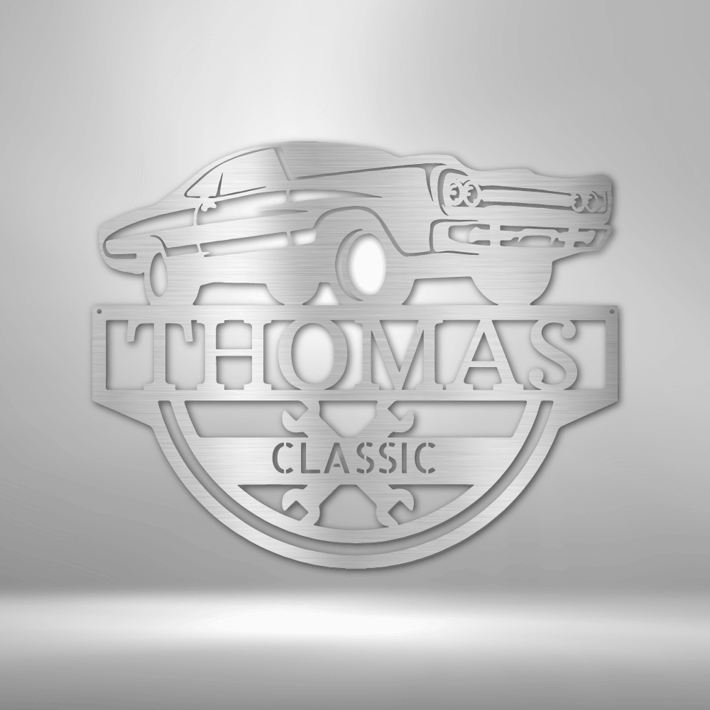 
                  
                    Timeless Car Monogram - Steel Sign - Mach Crafts
                  
                