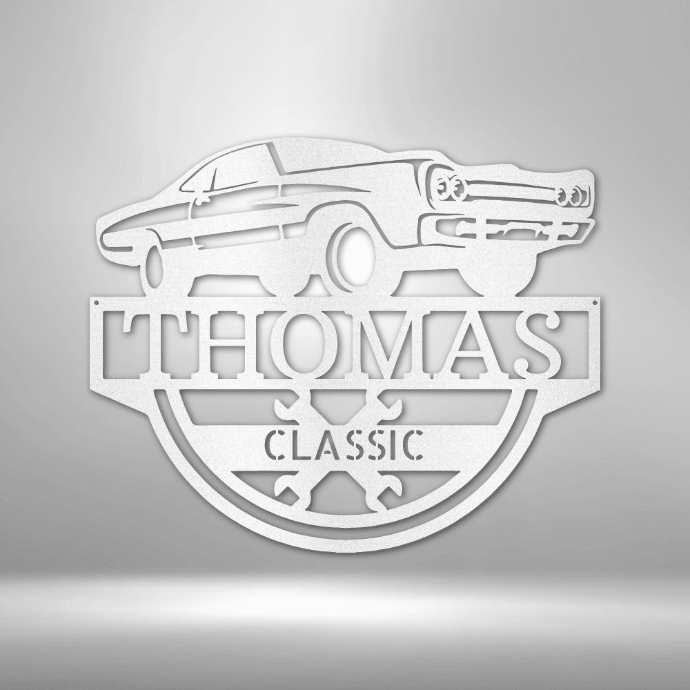 
                  
                    Timeless Car Monogram - Steel Sign - Mach Crafts
                  
                