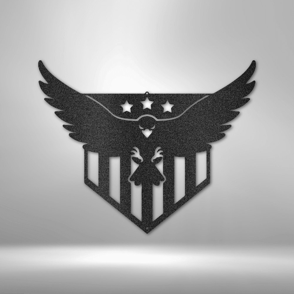 Swooping Eagle - Steel Sign - Mach Crafts