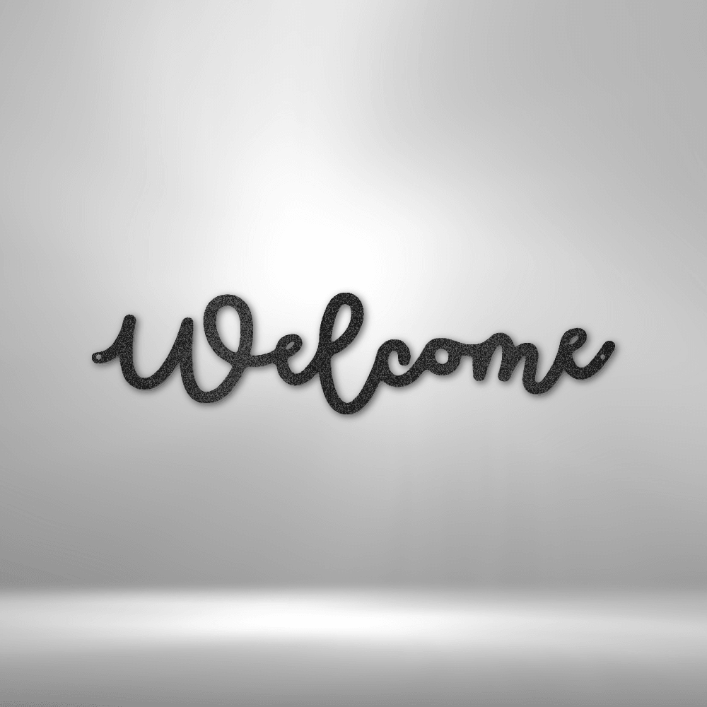 
                  
                    Welcome Script - Steel Sign - Mach Crafts
                  
                