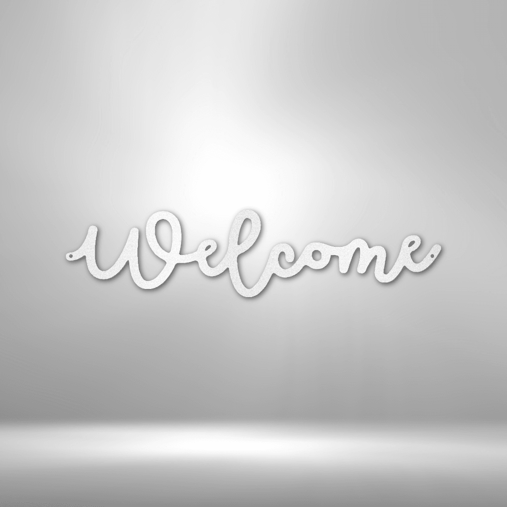 
                  
                    Welcome Script - Steel Sign - Mach Crafts
                  
                