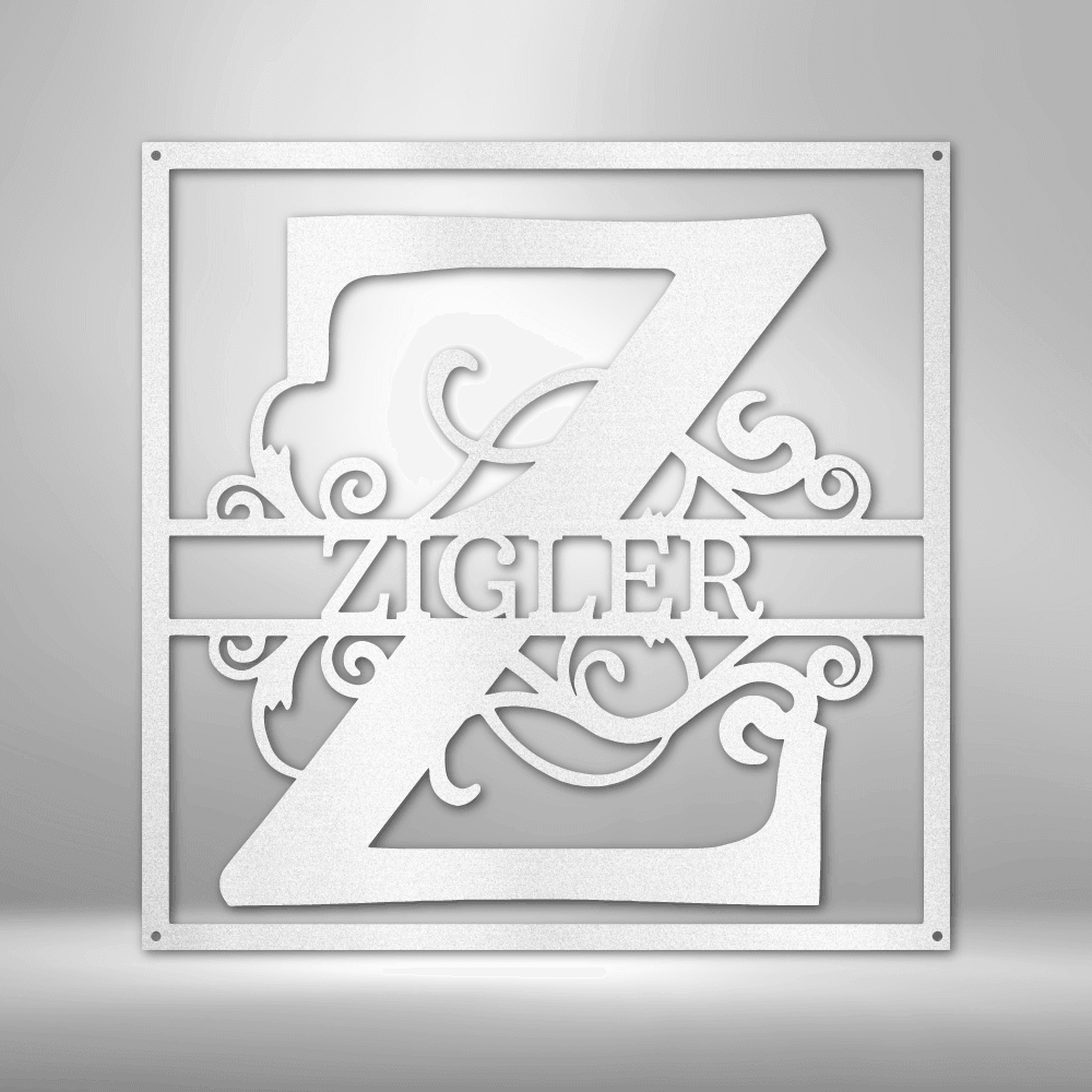 
                  
                    Split Square Monogram - Steel Sign - Mach Crafts
                  
                