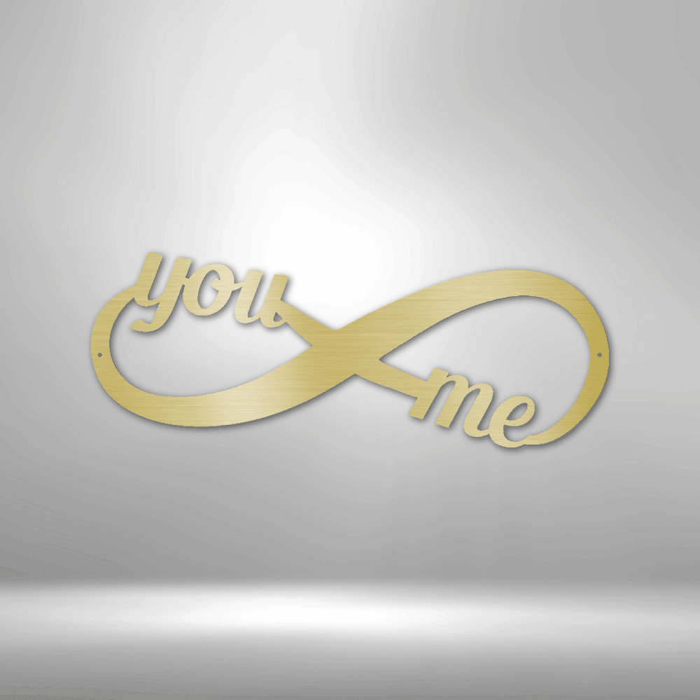 
                  
                    You and Me Infinity - Steel Sign - Mach Crafts
                  
                