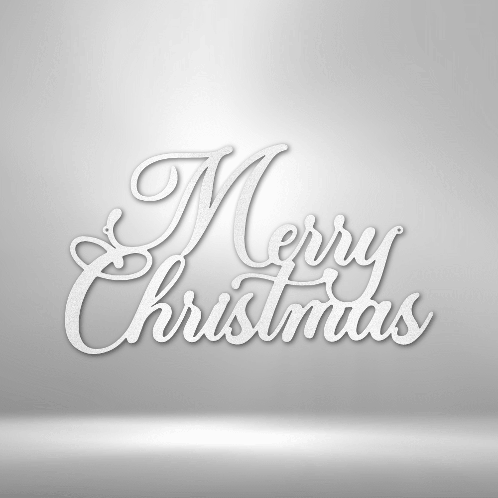 
                  
                    Merry Christmas Script - Steel Sign - Mach Crafts
                  
                