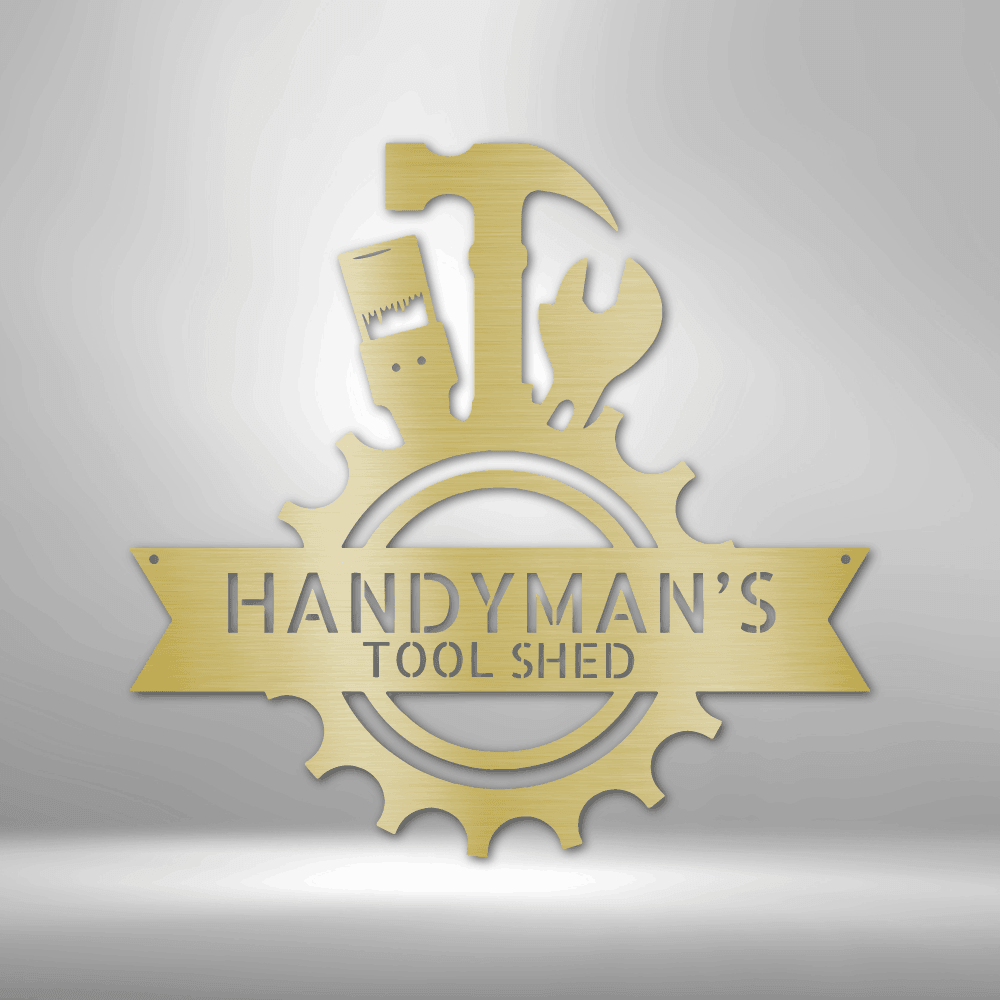 
                  
                    Handyman Shop Monogram - Steel Sign - Mach Crafts
                  
                