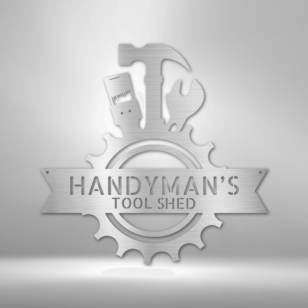 
                  
                    Handyman Shop Monogram - Steel Sign - Mach Crafts
                  
                