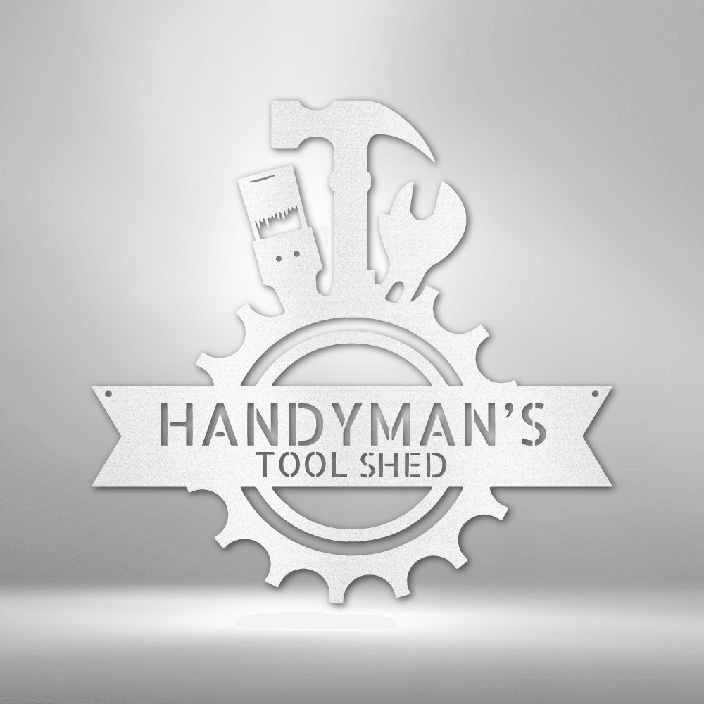 
                  
                    Handyman Shop Monogram - Steel Sign - Mach Crafts
                  
                