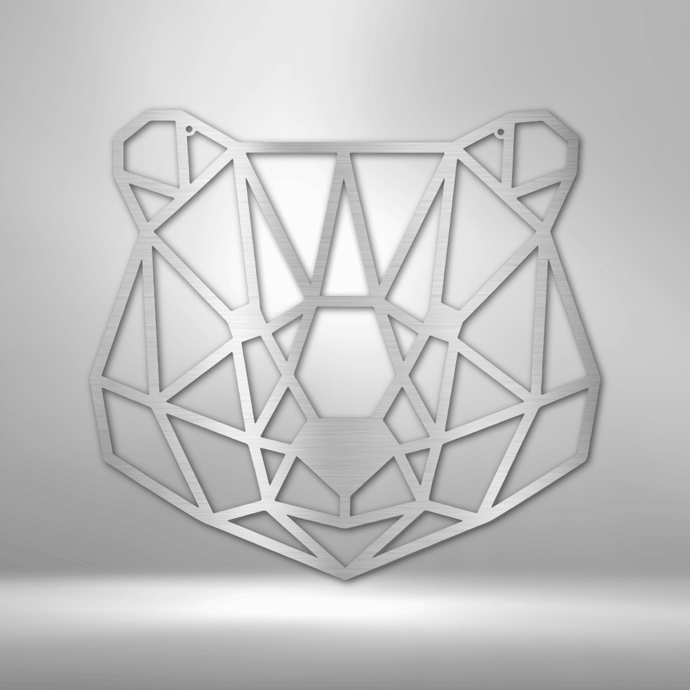 
                  
                    Geometric Bear - Steel Sign - Mach Crafts
                  
                