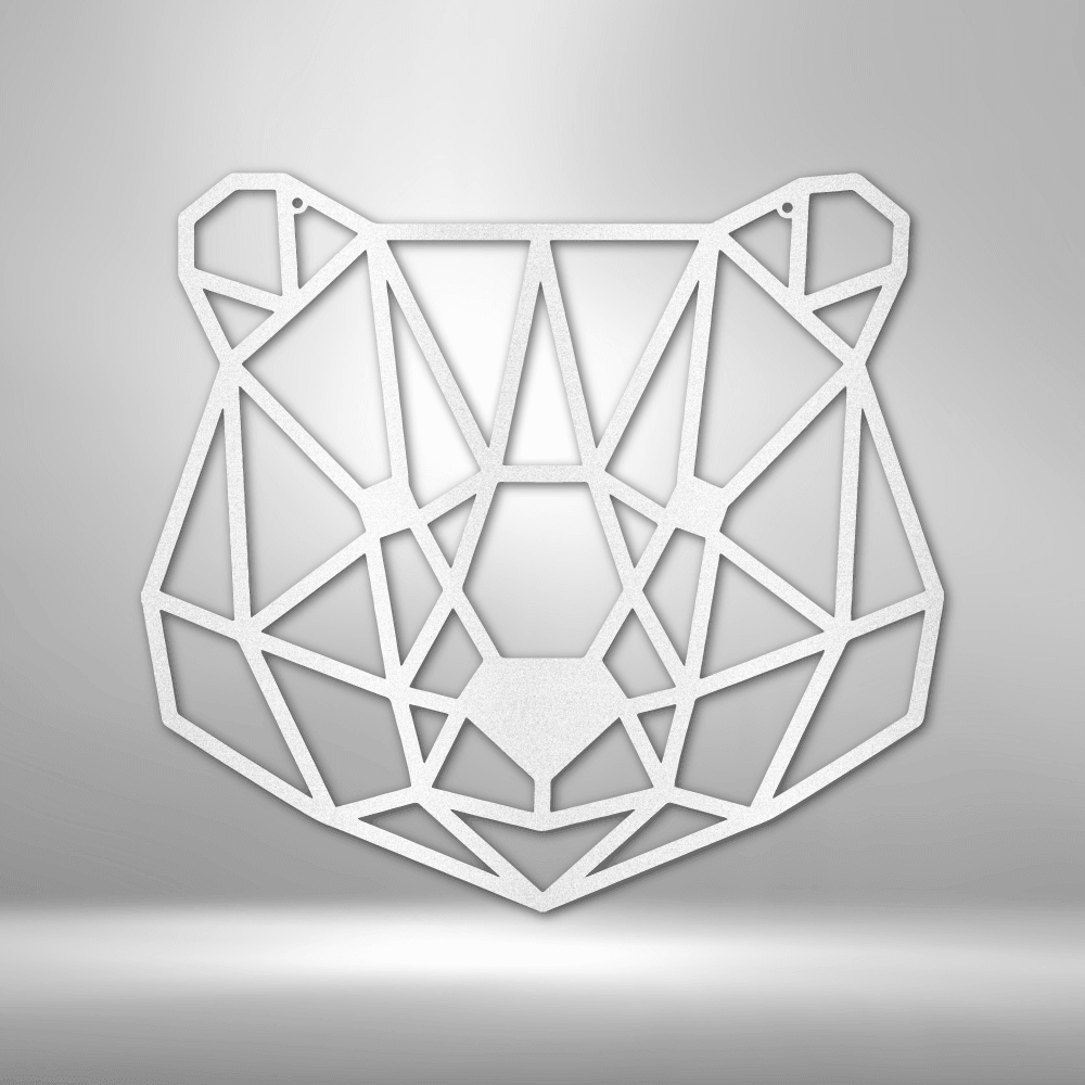 
                  
                    Geometric Bear - Steel Sign - Mach Crafts
                  
                