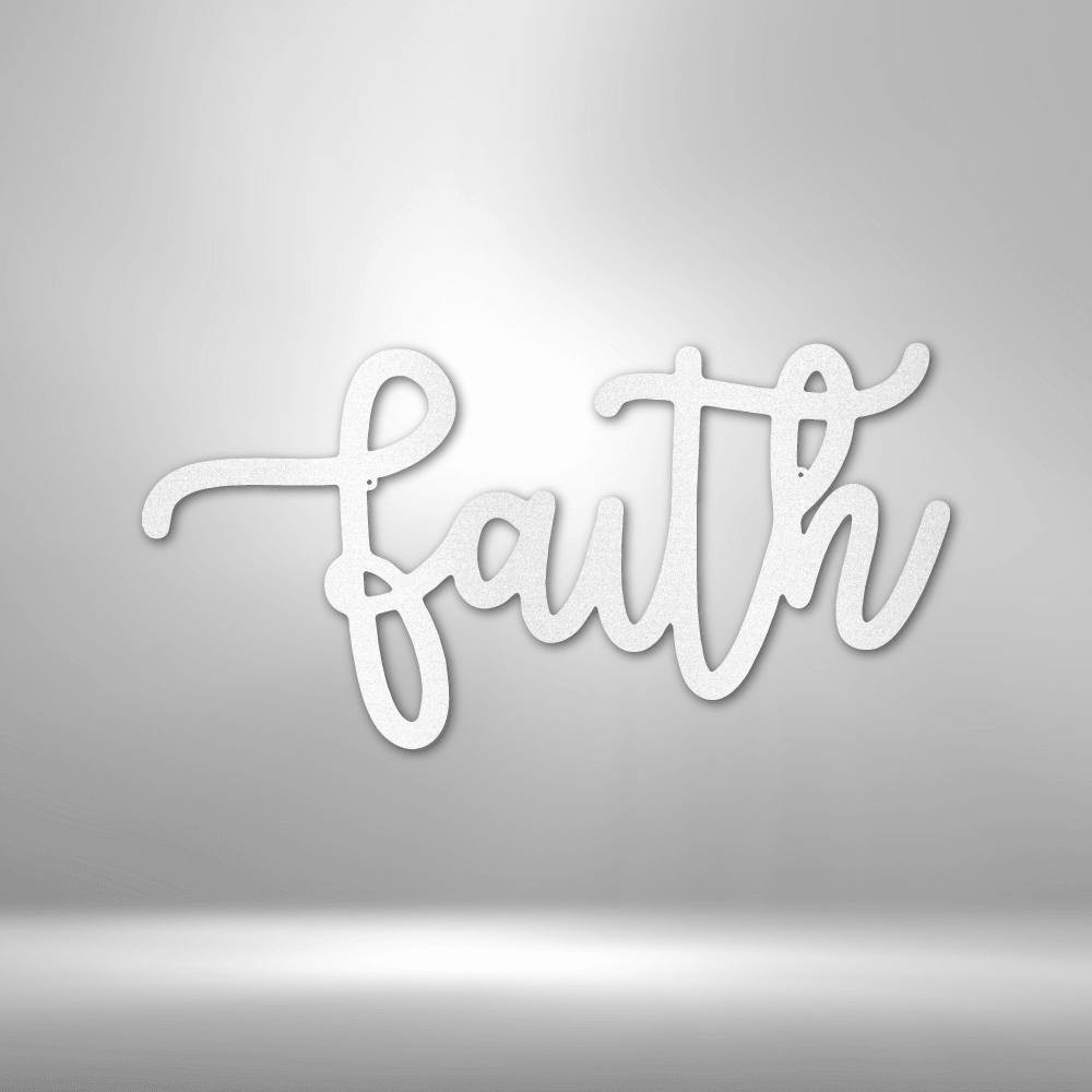 
                  
                    Faith Script - Steel Sign - Mach Crafts
                  
                