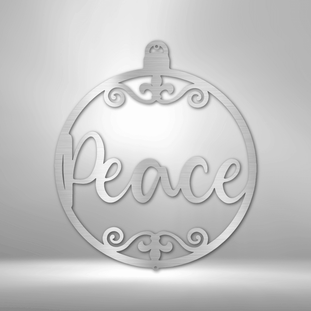 
                  
                    Peace Ornament - Steel Sign - Mach Crafts
                  
                