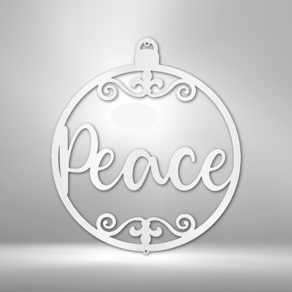 
                  
                    Peace Ornament - Steel Sign - Mach Crafts
                  
                