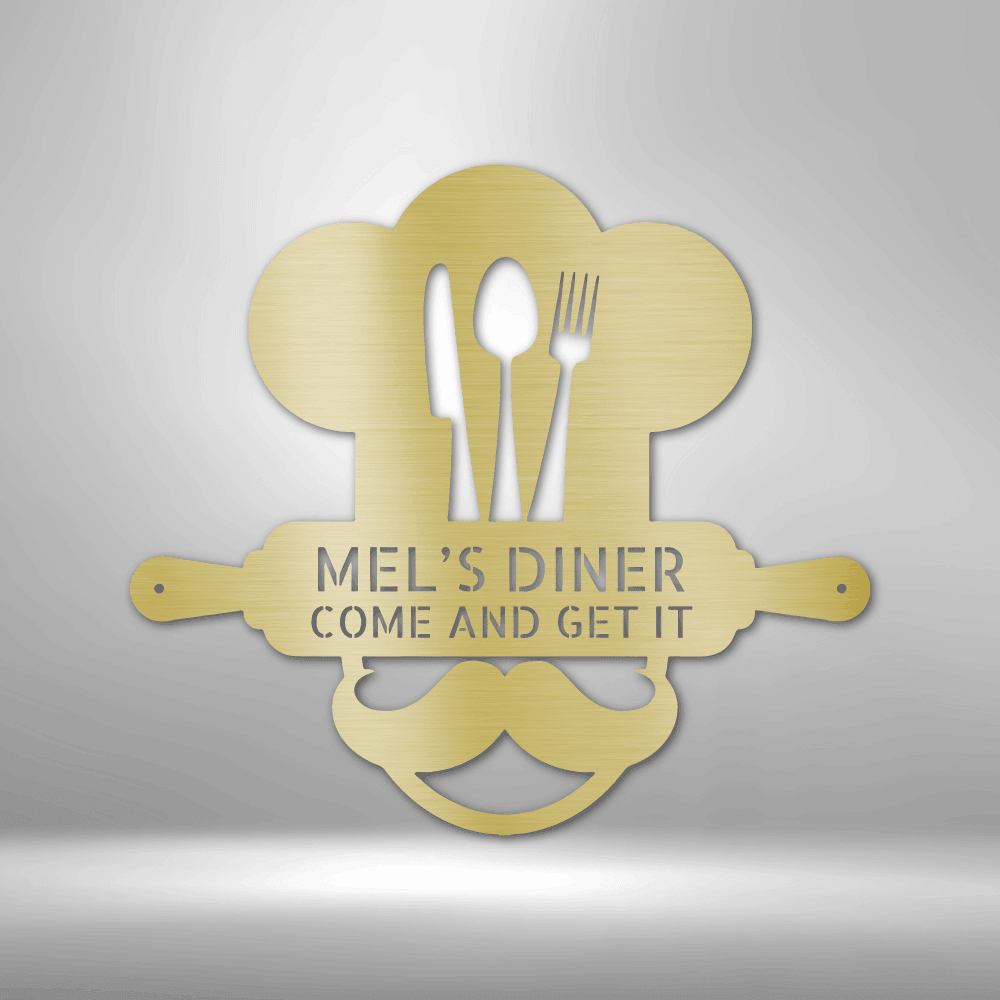 
                  
                    Home Chef Monogram - Steel Sign - Mach Crafts
                  
                