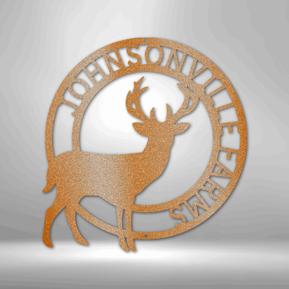 
                  
                    Stag Monogram - Steel Sign - Mach Crafts
                  
                