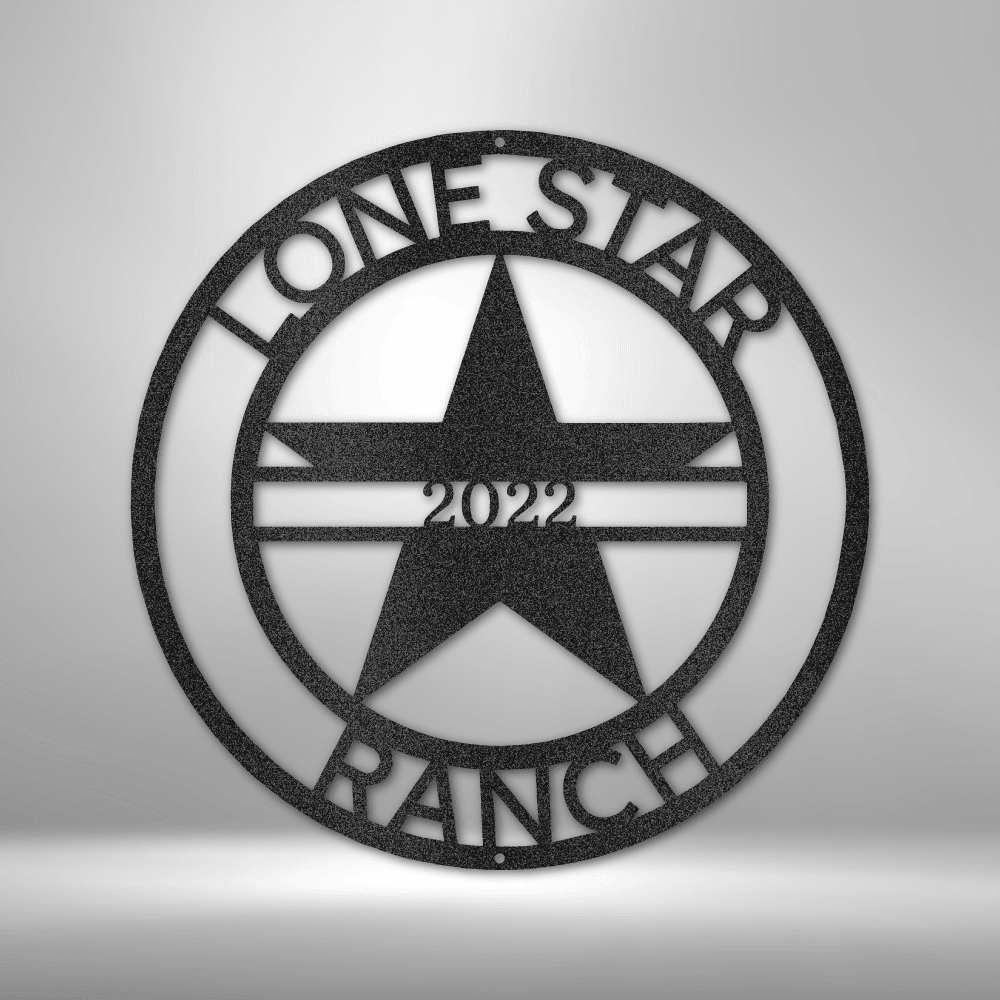 
                  
                    LoneStar 1 Monogram - Steel Sign - Mach Crafts
                  
                