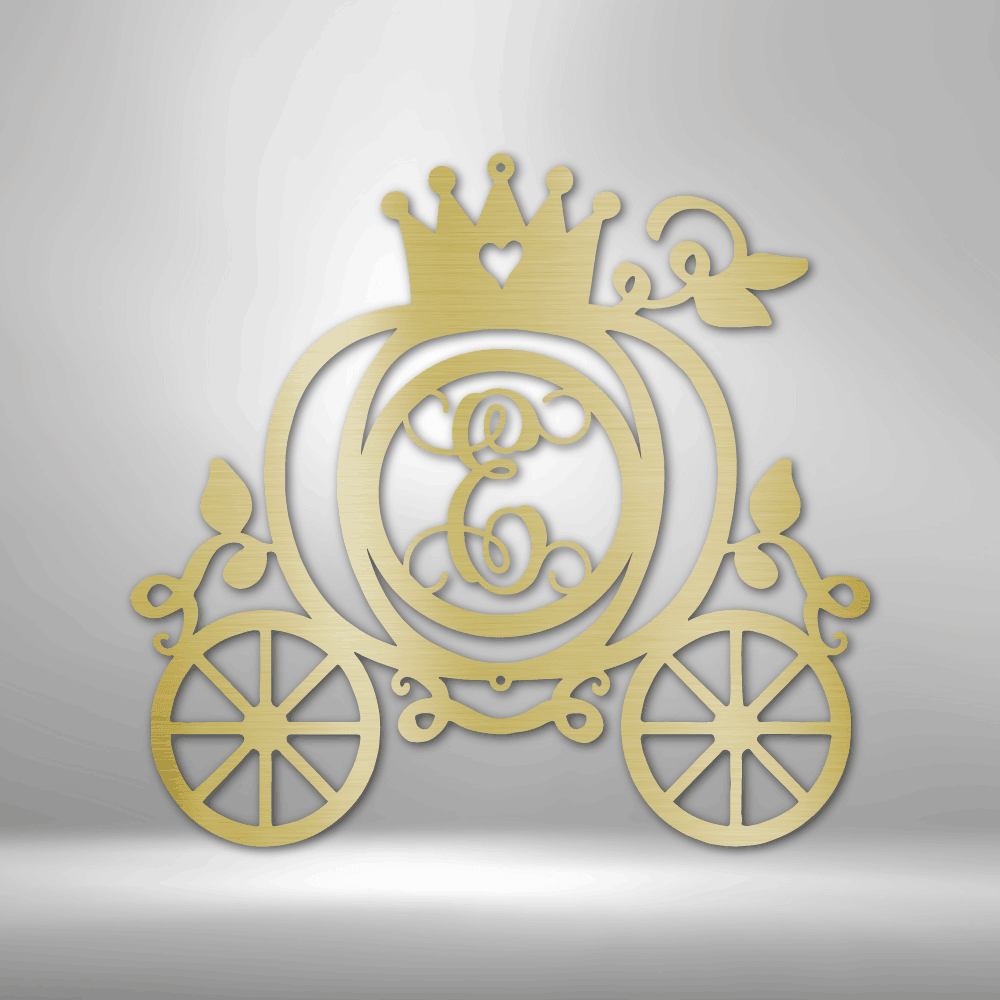 
                  
                    Carriage Initial Monogram - Steel Sign - Mach Crafts
                  
                