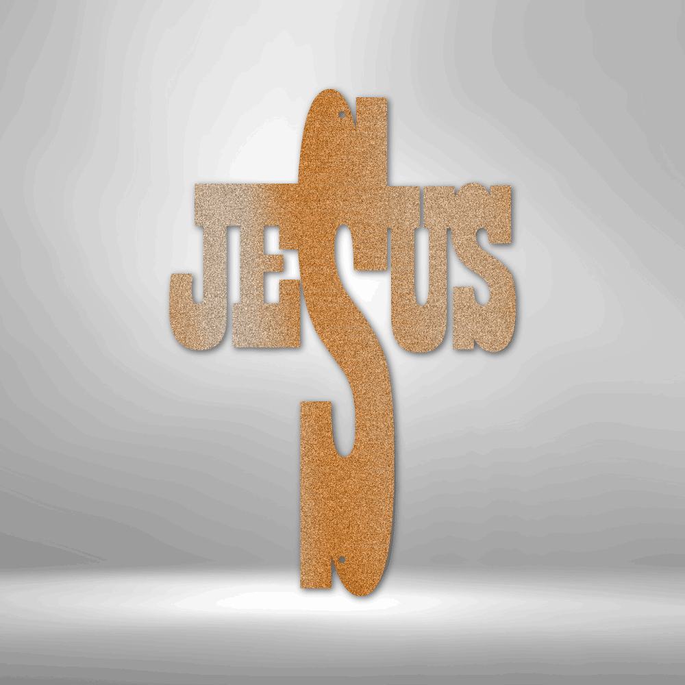 
                  
                    Jesus Cross - Steel Sign - Mach Crafts
                  
                
