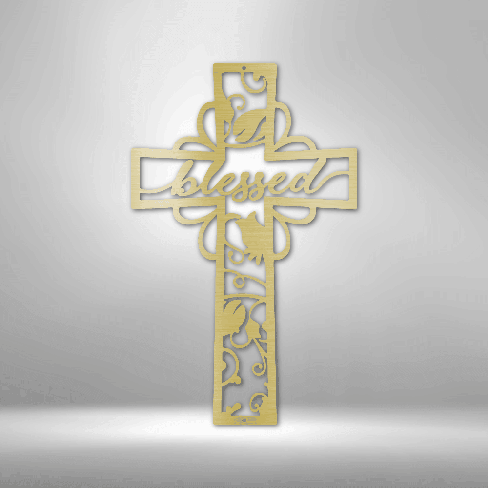 
                  
                    Blessed Cross - Steel Sign - Mach Crafts
                  
                