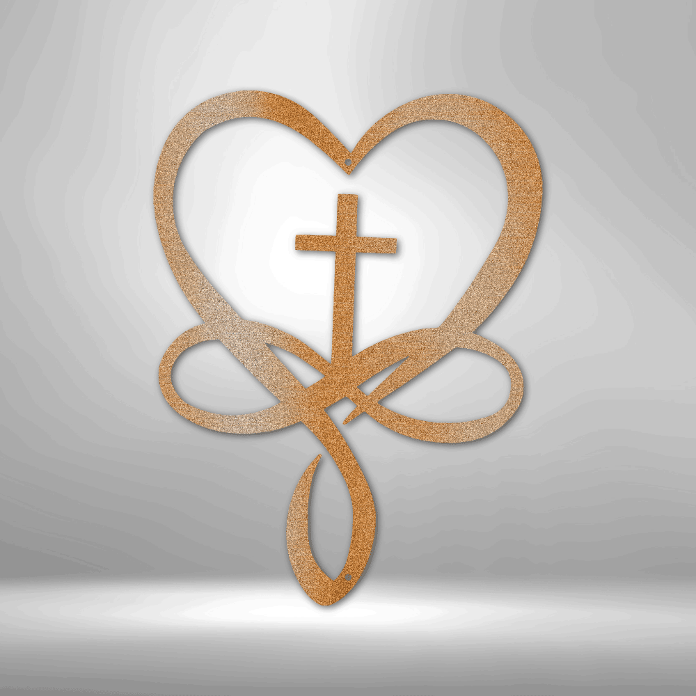 
                  
                    Love Infinity Cross - Steel Sign - Mach Crafts
                  
                