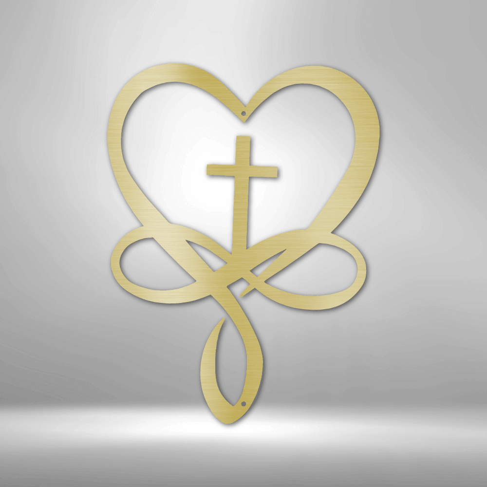 
                  
                    Love Infinity Cross - Steel Sign - Mach Crafts
                  
                