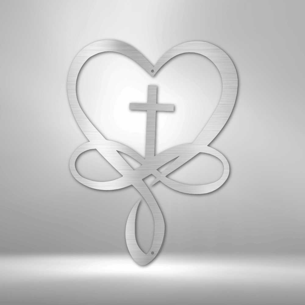 
                  
                    Love Infinity Cross - Steel Sign - Mach Crafts
                  
                