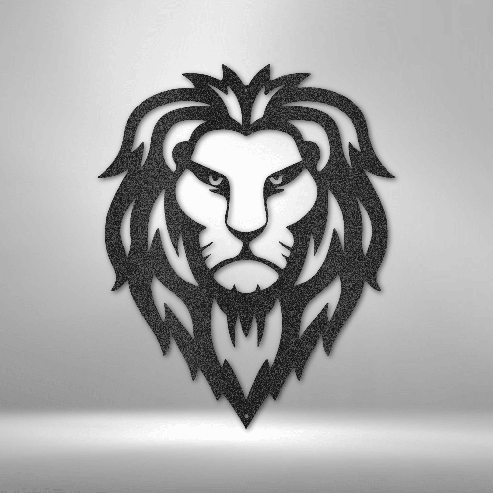 Lion Head - Steel Sign - Mach Crafts