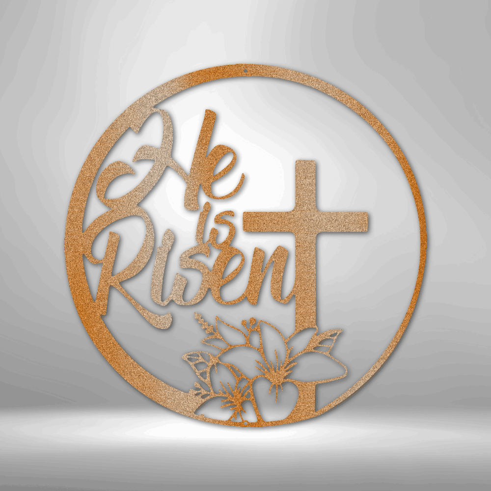 
                  
                    He is Risen - Steel Sign - Mach Crafts
                  
                