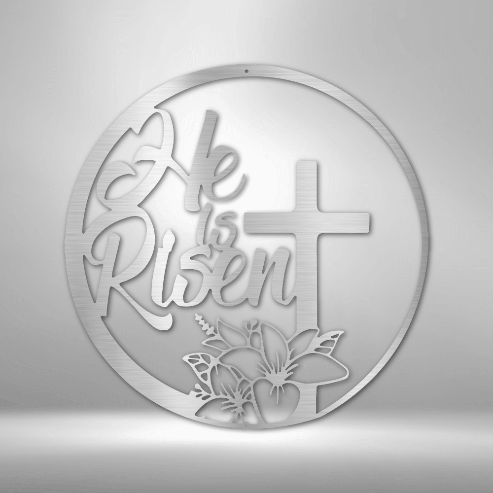 
                  
                    He is Risen - Steel Sign - Mach Crafts
                  
                